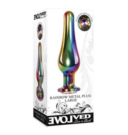 (image for) Evolved Rainbow Metal Plug - Large