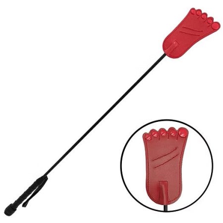 (image for) Foot Riding Crop - Red
