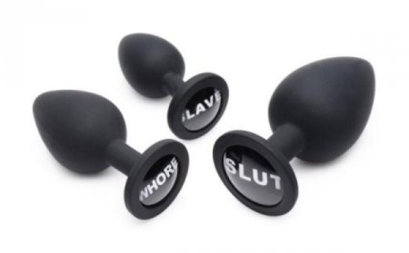 (image for) MS Dirty Words Anal Plug Set