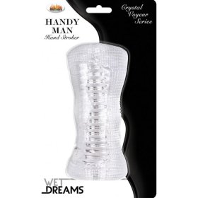 Handy Man Stroker Sleeve Clear Handy Man Stroker Sleeve Clear