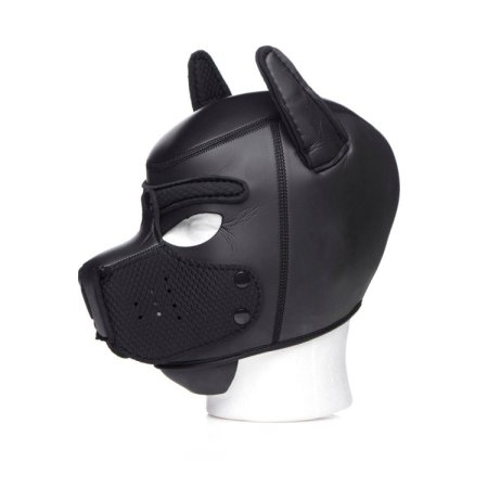 (image for) Spike Neoprene Puppy Hood - Black