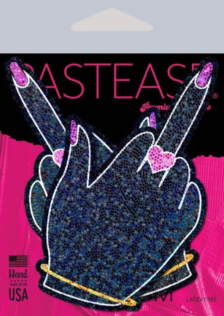(image for) Middle Finger Pasties: Glittering F*ck You Lady Hands