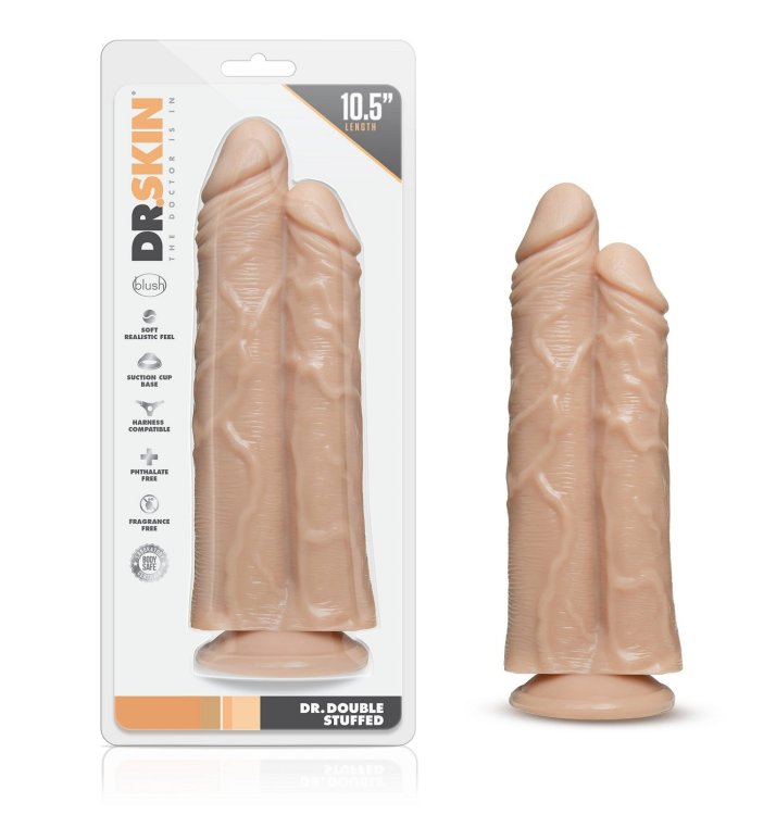 (image for) Dr Skin DoubleTrouble Dble Shaft Dildo