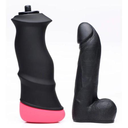 (image for) Mega-Pounder Hand-Held Thrusting Dildo
