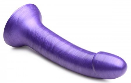 (image for) G-Tastic 7" Metallic Silicone Dildo -Pur