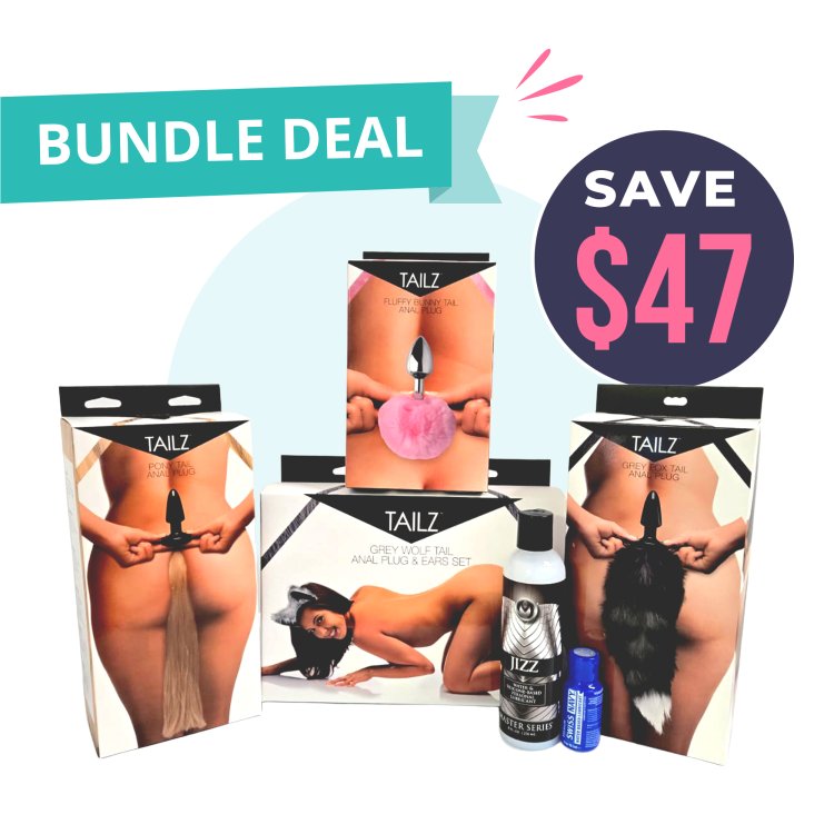 (image for) Tailz Fantasy Tail Plug + Lube Value Bundle
