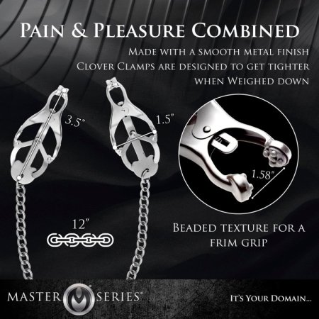 (image for) Sterling Monarch Nipple Vice - Silver