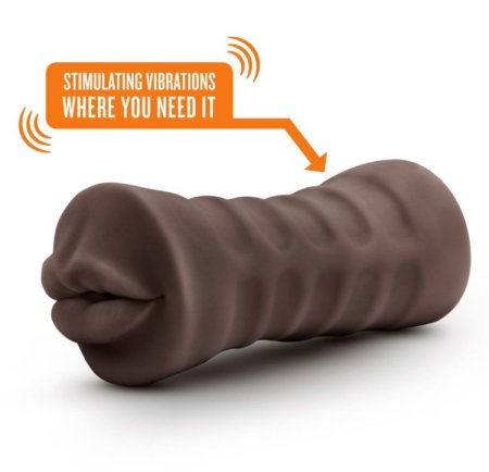 (image for) EnLust Krystal -Vibrating stroker -Brown