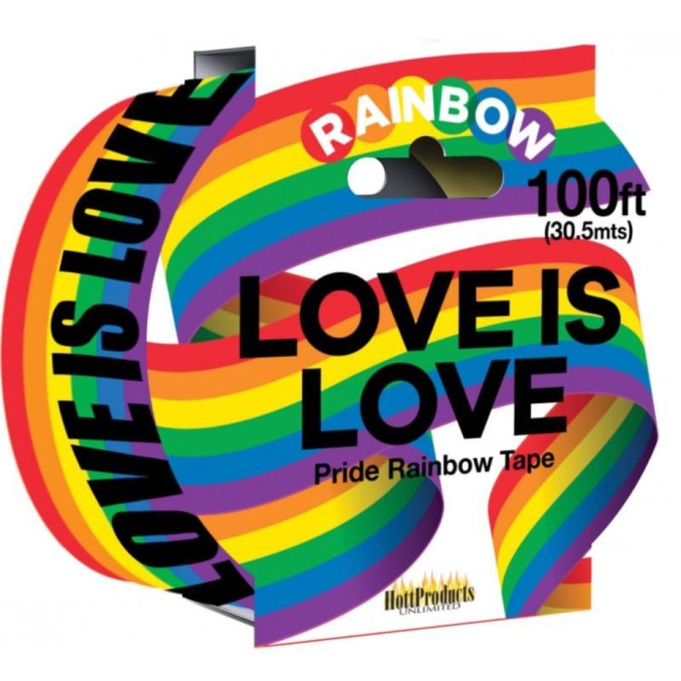 (image for) Pride Rainbow Tape 100 ft (Love Is Love)