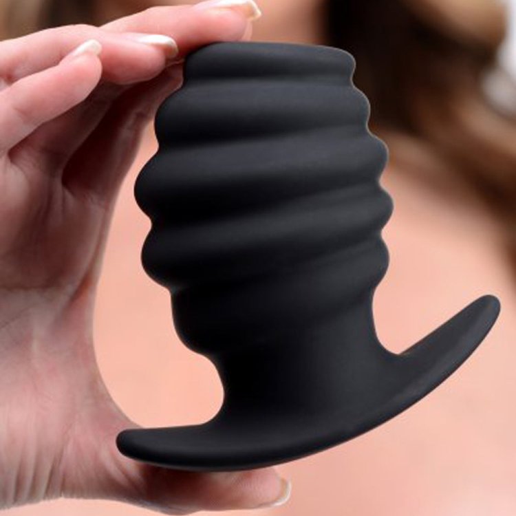(image for) Hive Ass Tunnel Ribbed Hollow Plug - Lg
