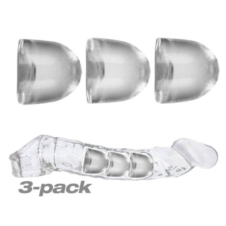 (image for) ADJUSTFIT INSERT 3-pack cocksheath inserts - Clear