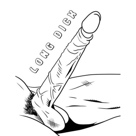 (image for) HUGE Dicks Colouring Book
