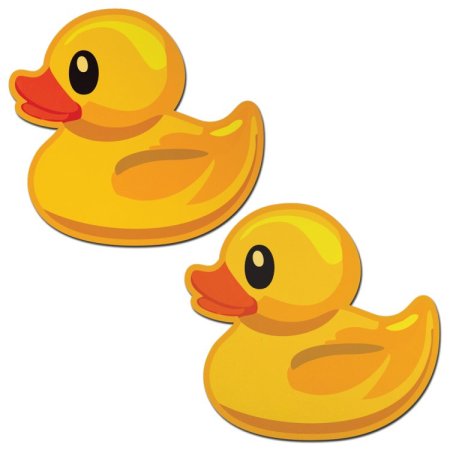 (image for) Rubber Duck Breast Pasties in Bright Yellow