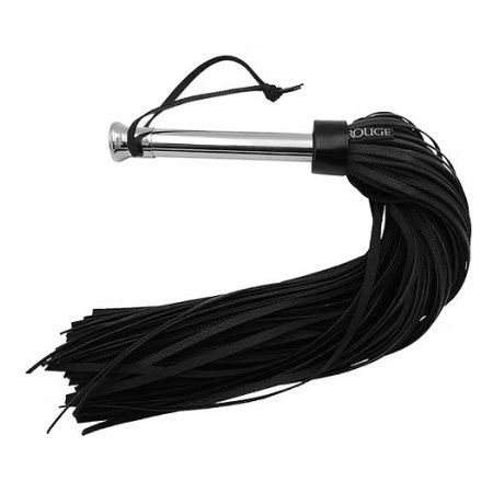 (image for) Leather Flogger with Steel Handle