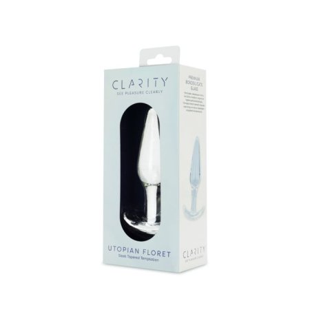 (image for) Clarity - Glass Dildo - Utopian Floret