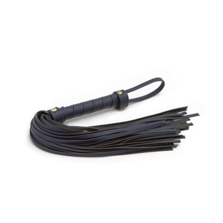 (image for) Bondage Couture Flogger - Navy Blue