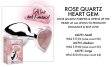 (image for) Gemstones Rose Quartz Heart - Med*