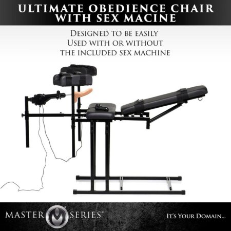 (image for) Ultimate Obedience Chair with Sex Machine