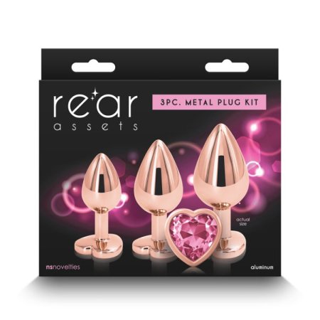 (image for) Rear Assets Kit - Rose Gold - Pink Heart