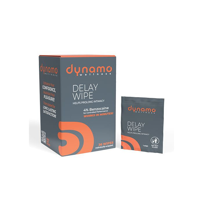 (image for) Dynamo Wellness Delay Wipe 4% - 36 Pack