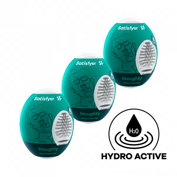 (image for) Masturbator Egg 3er Set (Naughty) Dark Green