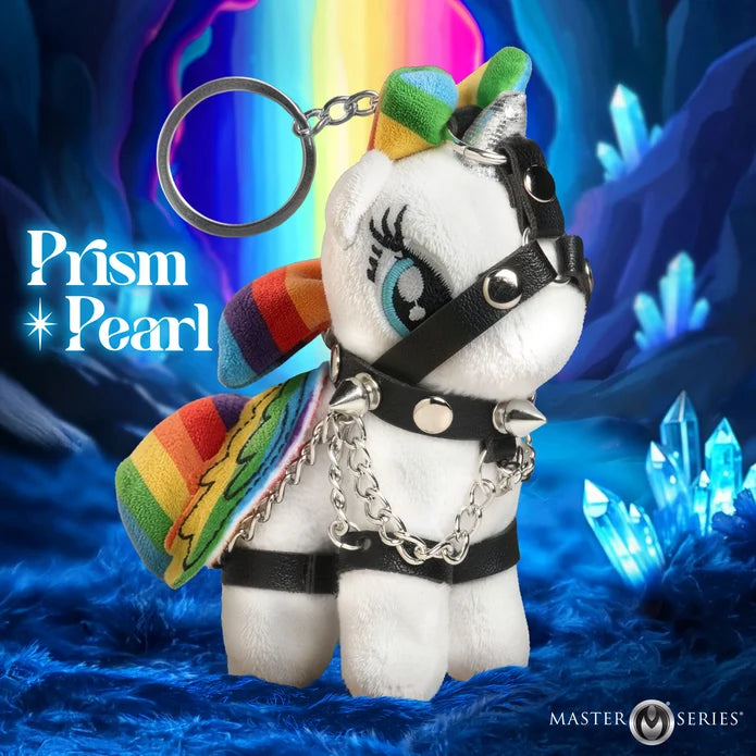 (image for) Prism Pearl Bondage Pony Keychain - Rainbow